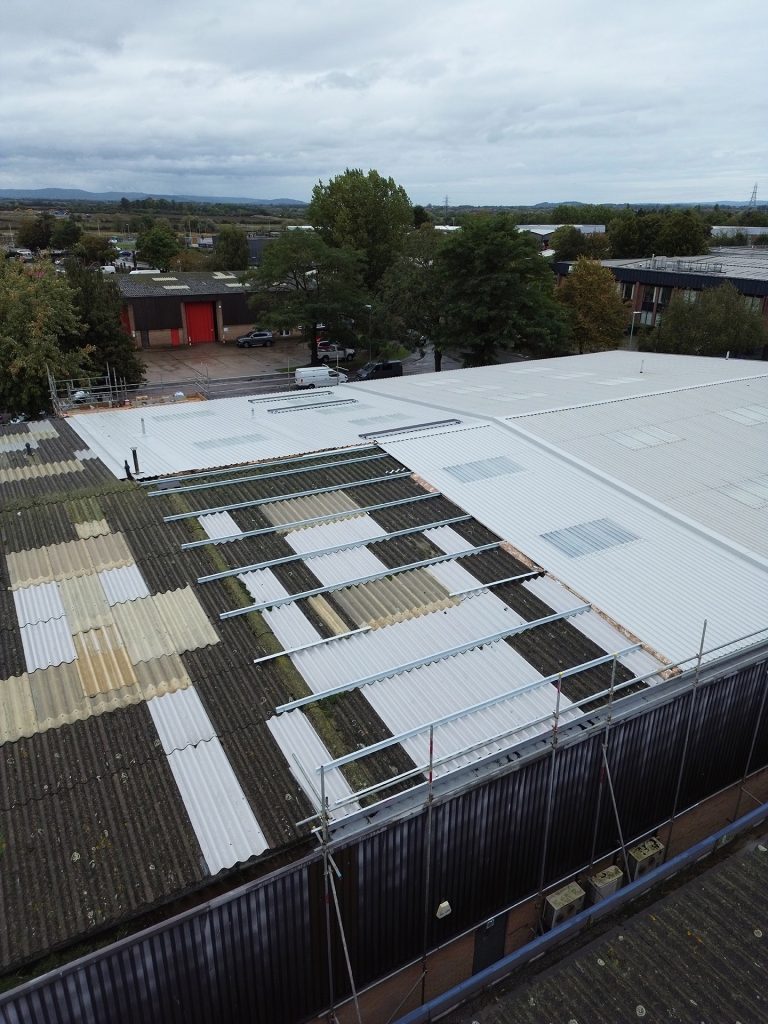 Asbestos Over-Roofing Installation