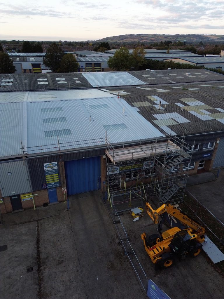 Asbestos Over-Roofing Installation