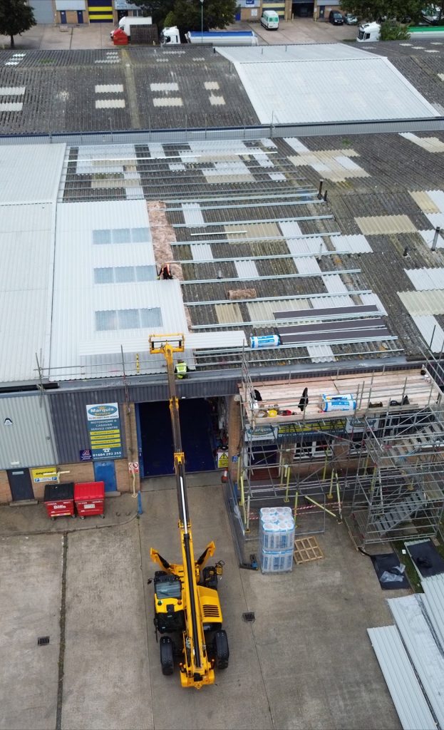 Asbestos Over-Roofing Installation