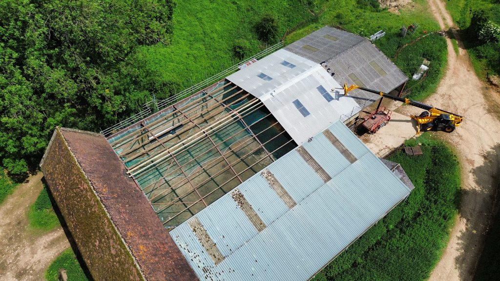 Fibre Cement Roofing Installation