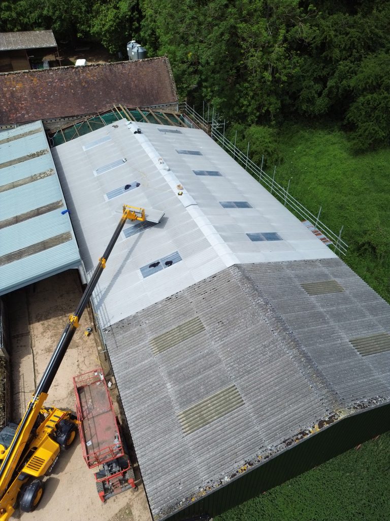 Fibre Cement Roofing Installation