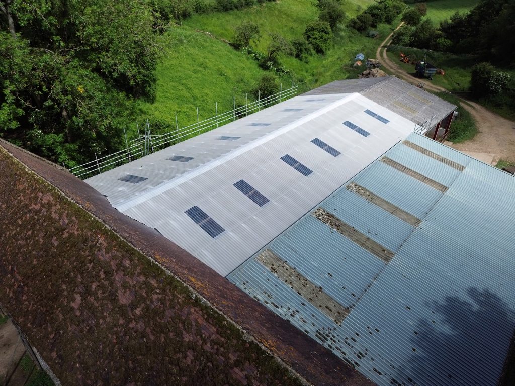 Fibre Cement Roofing Installation