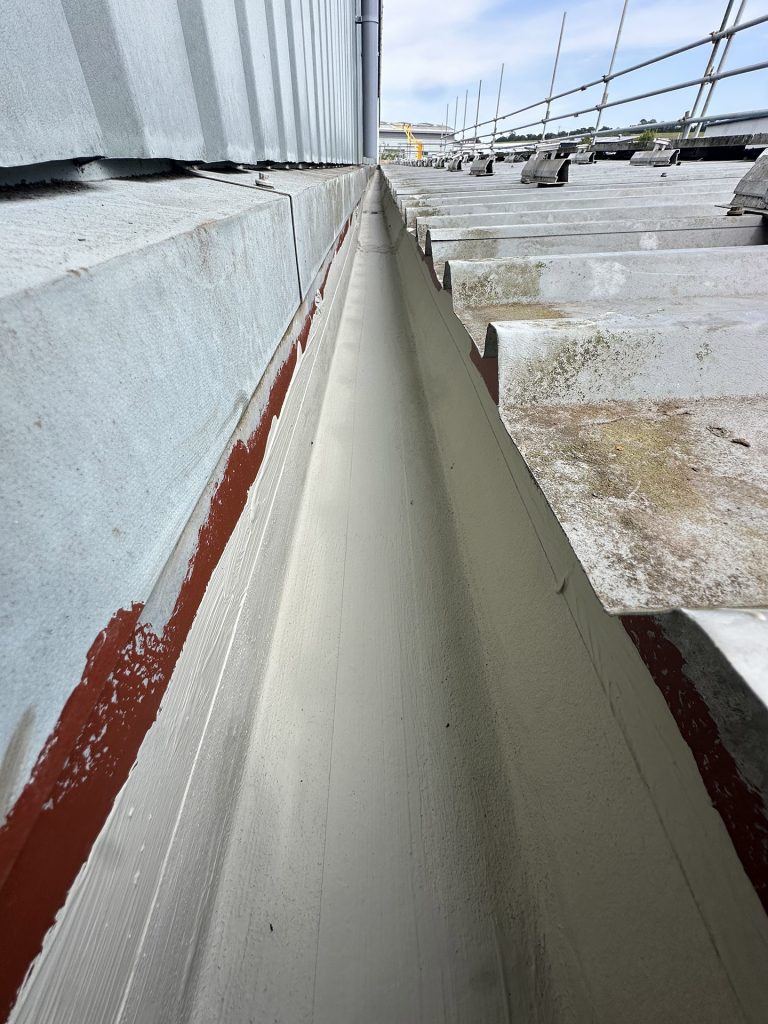 Gutter Lining with Triflex Example